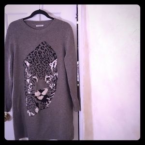 grey tiger sweater
